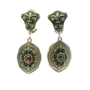 #206 Paar Ohrclipse aus Silber | Pair Of Ear Clips In Silver