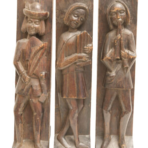 #209 Dekorative Holzskulpturen "Musiker" | Decorative Wooden Sculptures “Musicians”