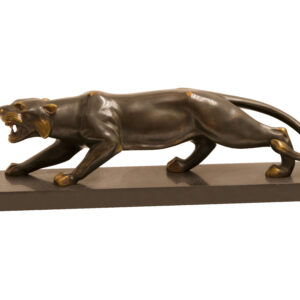 #212 Bronze Skupltur Panther | Bronze Panther Sculpture