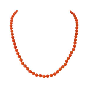 #237 Korallenkette rot | Red Coral Necklace