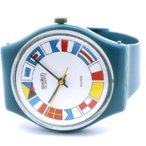 #279 Armbanduhr Swatch, blau | Wristwatch Swatch Blue