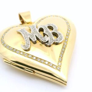 #287Anhänger aus Gelbgold mit Brillanten | Pendant Yellow Gold with Diamonds