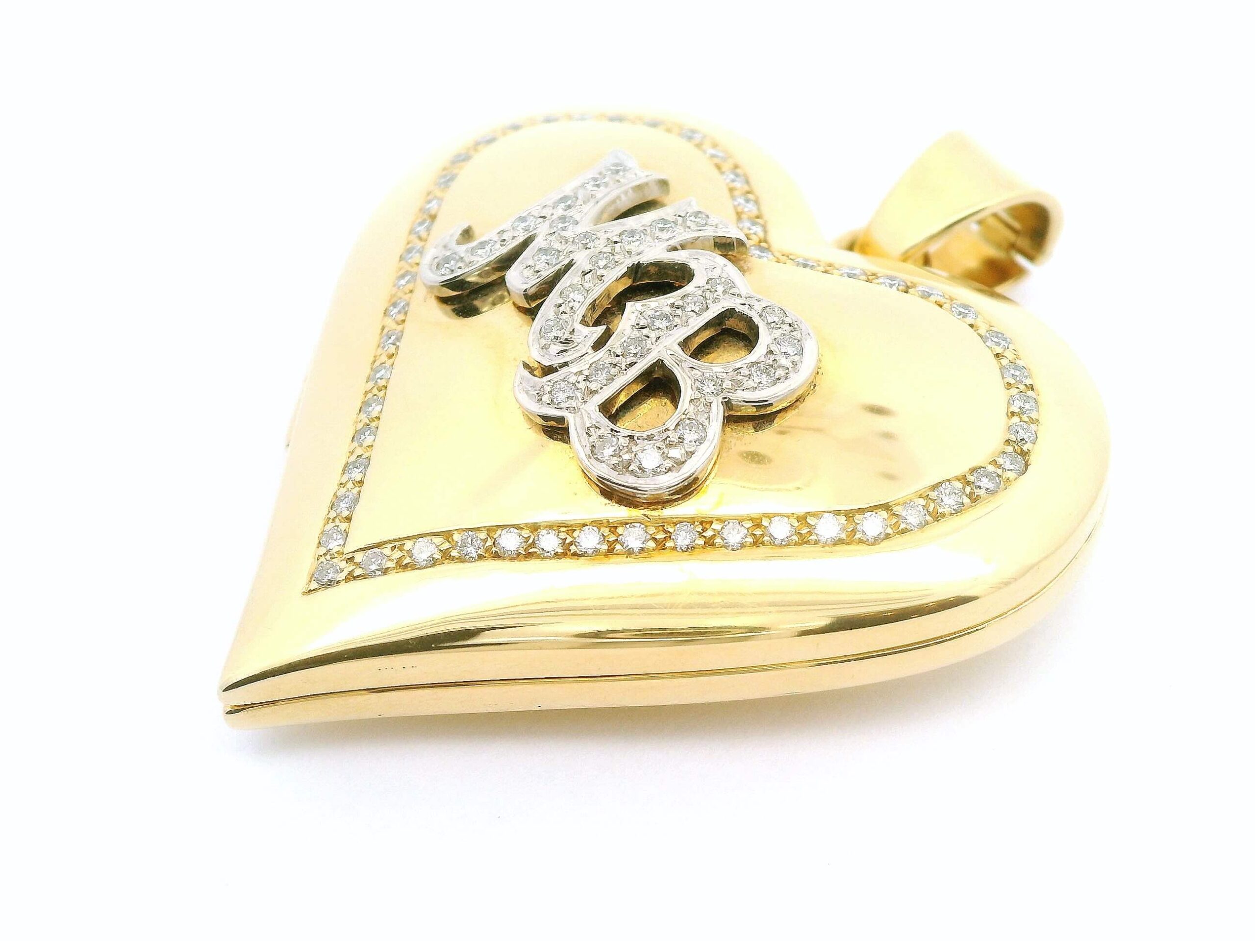 #287Anhänger aus Gelbgold mit Brillanten | Pendant Yellow Gold with Diamonds - Image 2