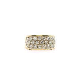 #297Ring aus Gelbgold mit Diamanten | Ring In Yellow Gold With Diamonds