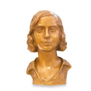 #33 Bronzebüste eines jungen Mädchens | Bronze Bust Of A Young Girl