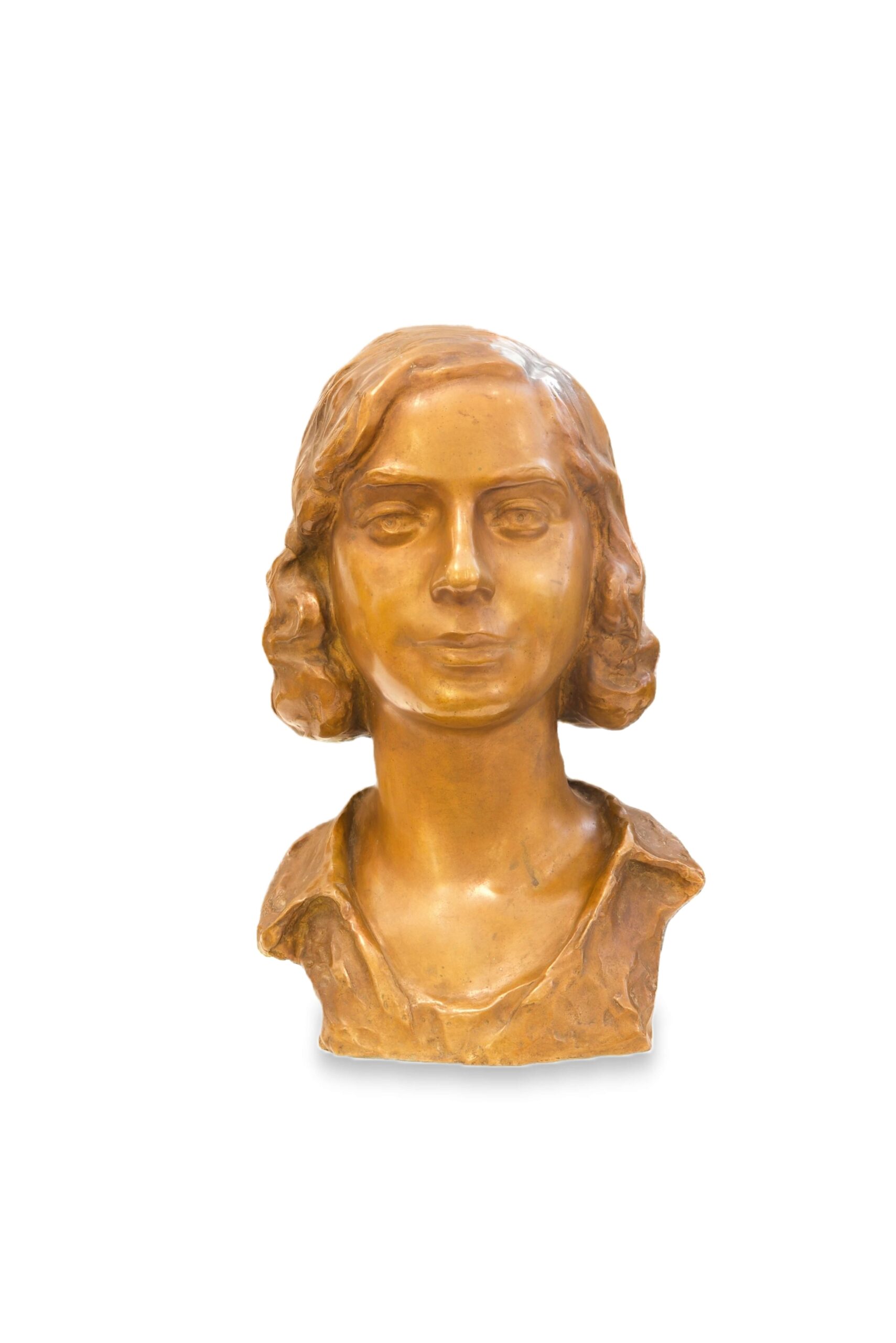 #33 Bronzebüste eines jungen Mädchens | Bronze Bust Of A Young Girl