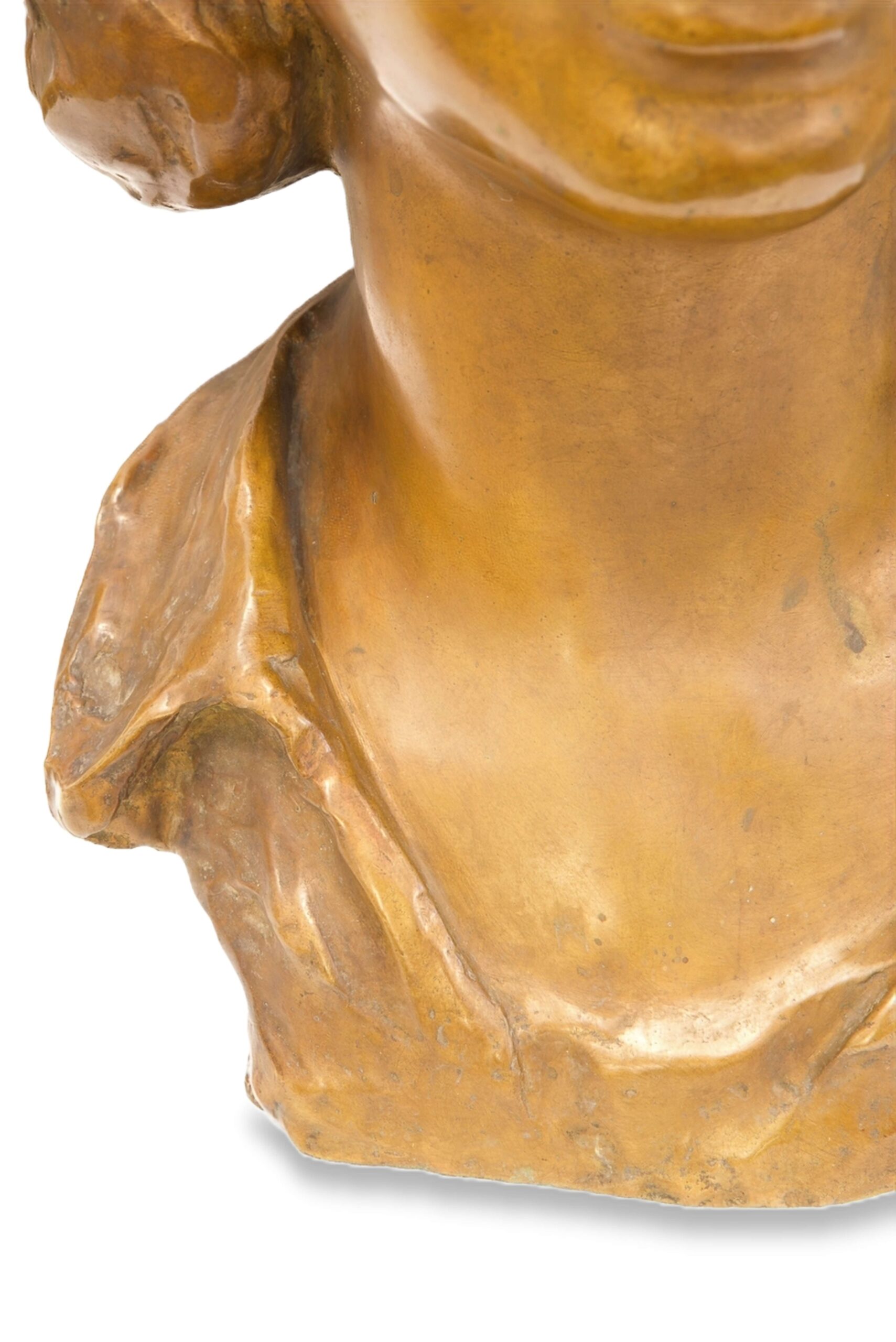#33 Bronzebüste eines jungen Mädchens | Bronze Bust Of A Young Girl - Image 4
