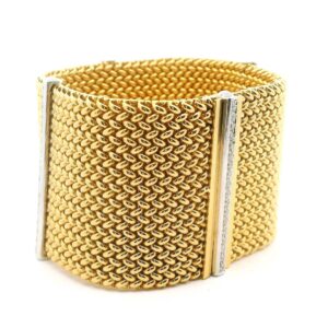 #334Armband aus Gelbgold mit Brillanten | Bracelet in Yellow Gold with Diamonds