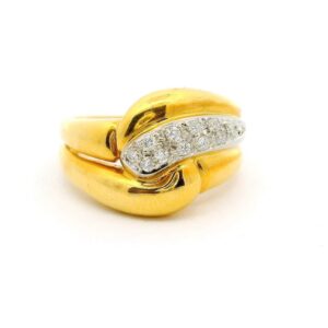 #34 Ring Gelbgold und Weißgold  | Ring in Yellow Gold and White Gold