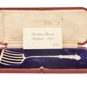 #346Sardinenheber aus Silber | Sardine Server in Silver