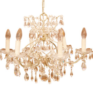 #49 Kristallluster, 6-armig | Crystal Chandelier, Six-Armed
