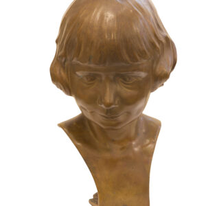 #5G.Navmann, Mädchenkopfbüste | G. Navmann, Bust Of A Girl