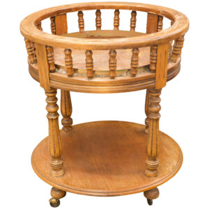 #50 Runder Servier- oder Flaschentisch | Round Serving Or Bottle Table