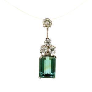 #61 Anhänger mit Kette Weißgold | Pendant with Chain in White Gold