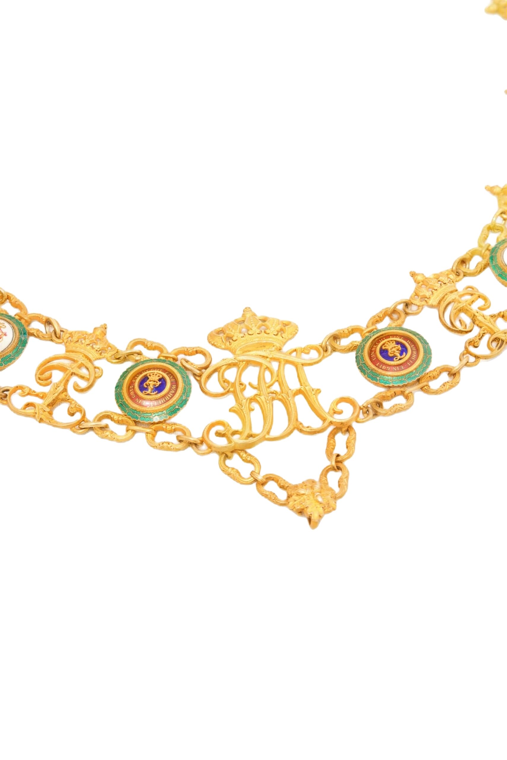 #62 Orden von Herzog Peter Friedrich Ludwig, Kettenorden, um 1915 | Order Of Duke Peter Friedrich Ludwig, Collar Order, Circa 1915 - Image 2