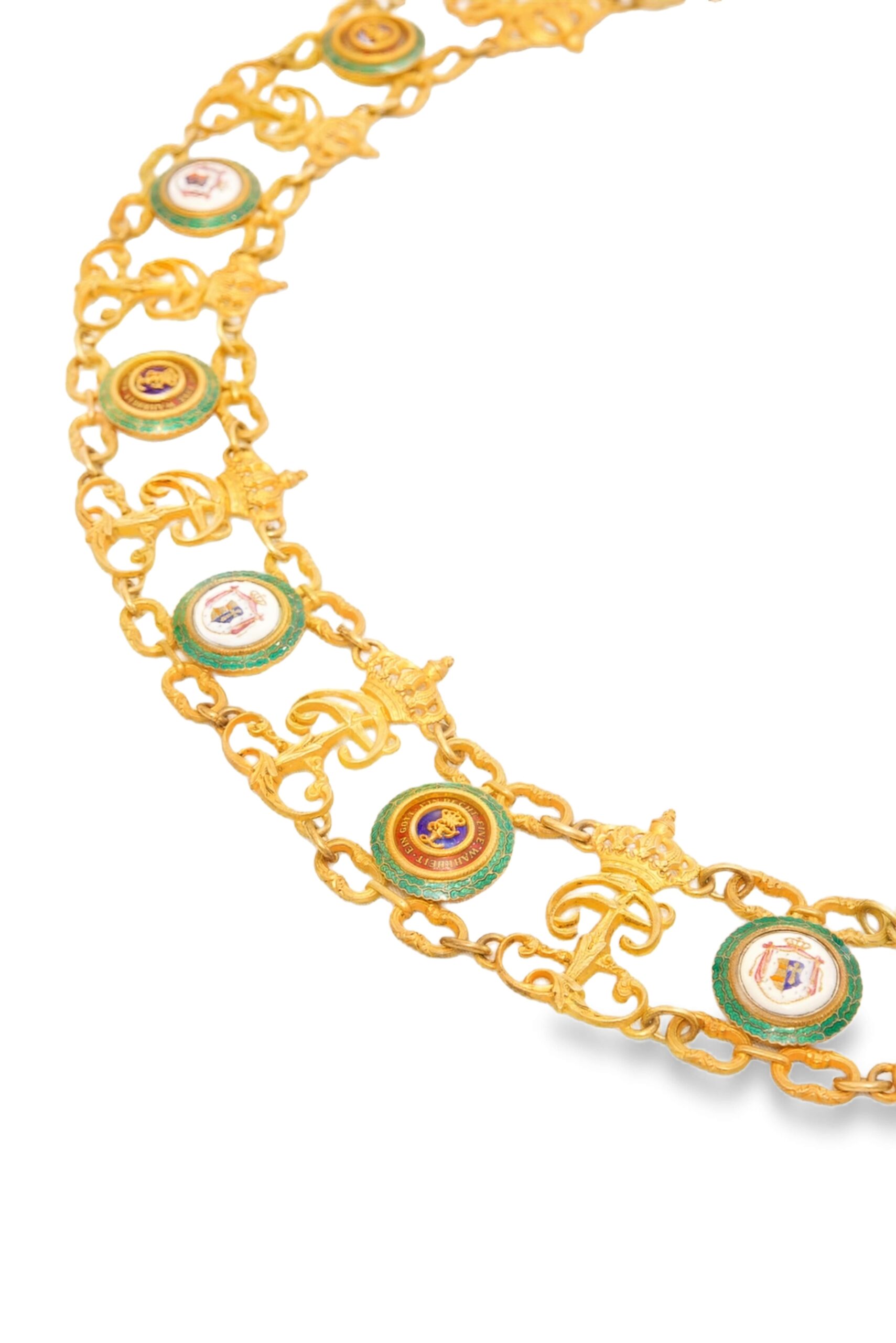 #62 Orden von Herzog Peter Friedrich Ludwig, Kettenorden, um 1915 | Order Of Duke Peter Friedrich Ludwig, Collar Order, Circa 1915 - Image 3