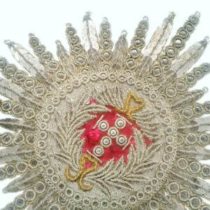 #67 Orden vom Elefanten, I. Klasse, bestickter Stern, um 1810–20 | Order Of The Elephant, 1st Class, Embroidered Star, Circa 1810–20