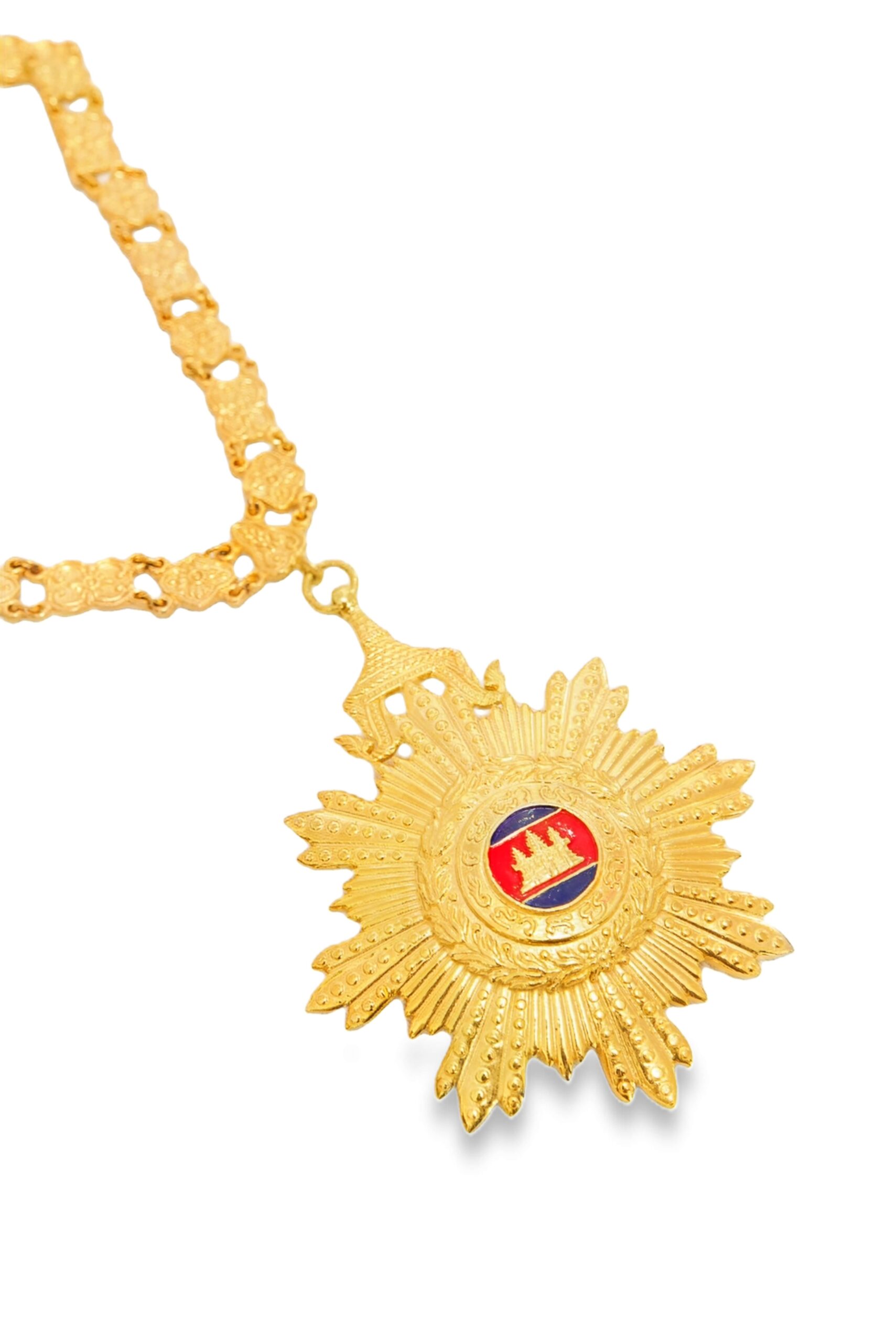 #69 Nationalverdienstmedaille – Halskette des Ordens, Kambodscha, Königreich (nach 1993) | National Order Of Merit – Collar Of The Order, Kingdom Of Cambodia (After 1993) - Image 4