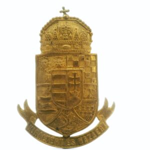 #72 Österreich, Kaiserreich – Koppelschließe und Tschako-Platte aus der Zeit des Ersten Weltkriegs | Austria, Empire – Belt Buckle And Shako Plate From The First World War Period