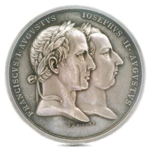 #81 Österreich, Kaiserreich. Große Silberne Erinnerungsmedaille Der Wiener Medizinischen Akademie, Von Joseph Daniel Böhm | Austria, Imperial. Large Silver Commemorative Medallion Of The Vienna Medical Academy, By Joseph Daniel Böhm