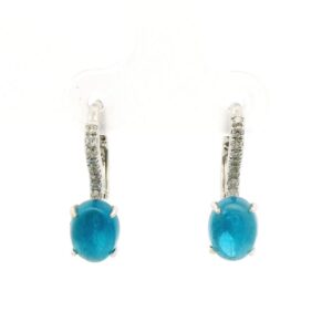 #82 Ohrbrisuren Weißgold  | White Gold Earrings
