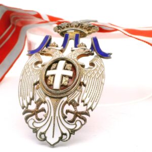 #86 Serbien, Königreich – Orden des Weißen Adlers, III. Klasse, Typ II | Serbia, Kingdom – Order of the White Eagle, III Class, Type II