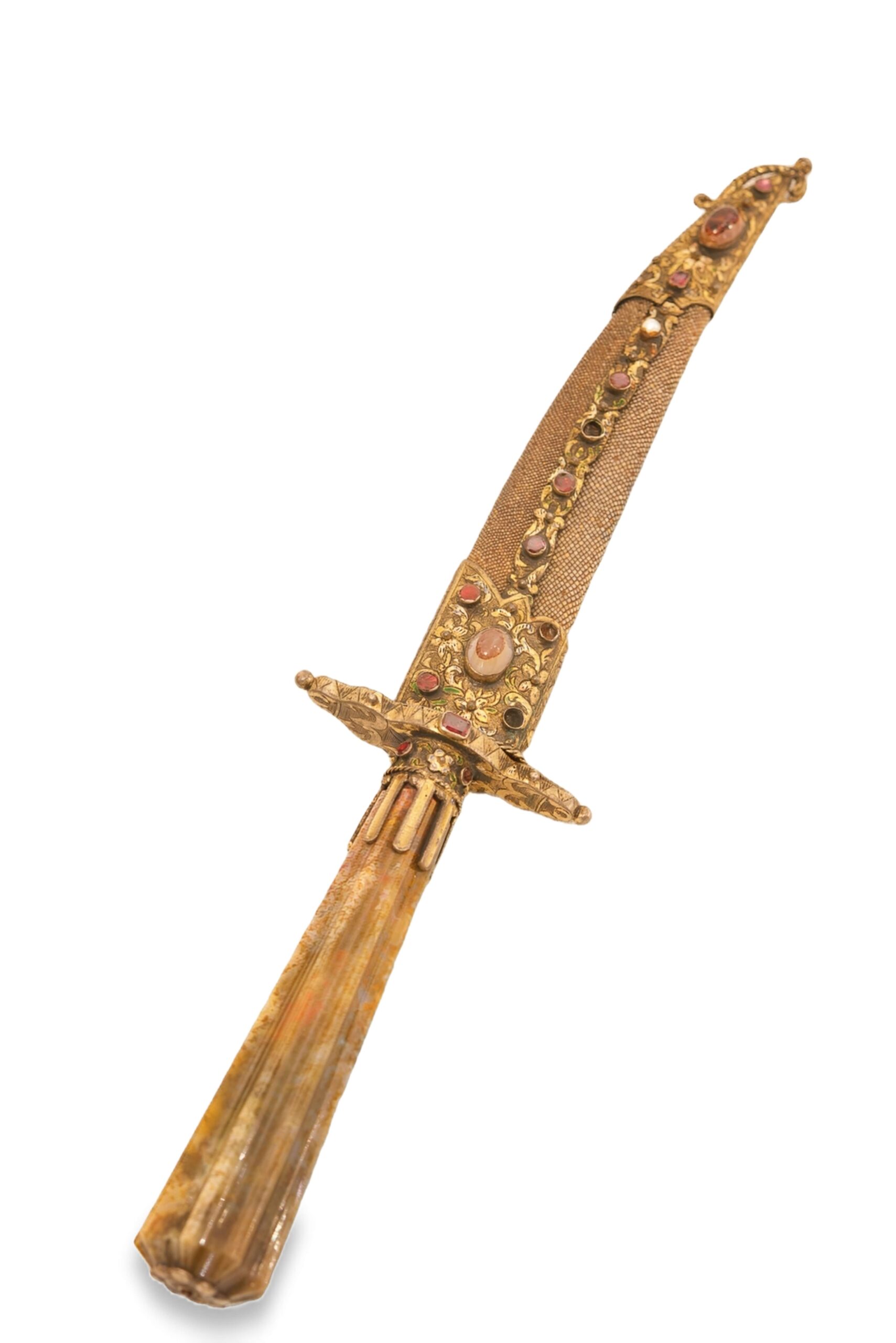 #95 Türkei, Osmanisches Reich. Seltener und Prunkvoller Präsentationsdolch mit Damastklinge, um 1860 | Turkey, Ottoman Empire. Rare And Ornate Presentation Dagger With Damascus Blade, Circa 1860 - Image 2