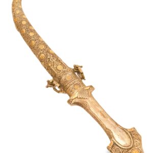 #96 Marokko. Antiker Koummya-Dolch, Anfang 20. Jahrhundert | Morocco. Antique Koummya Dagger, Early 20th Century